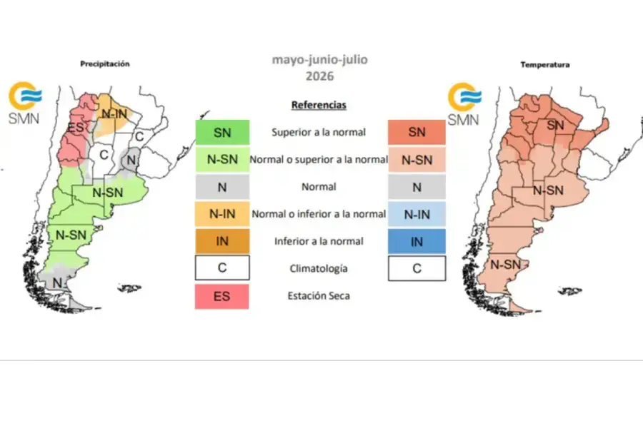 Cómo estarán las temperaturas y las lluvias en Entre Ríos durante el invierno