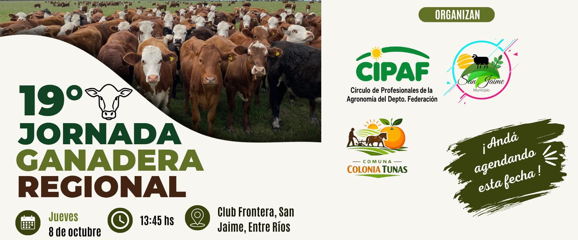 Anunciaron la 19° Jornada Ganadera Regional